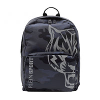 Thumbnail for Sleek Grey Tiger Print Backpack