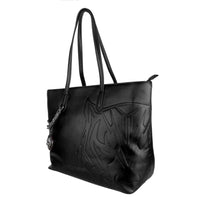 Thumbnail for Chic Black Eco-Leather Shopper Tote