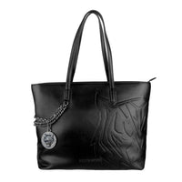 Thumbnail for Chic Black Eco-Leather Shopper Tote