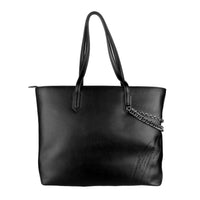 Thumbnail for Chic Black Eco-Leather Shopper Tote