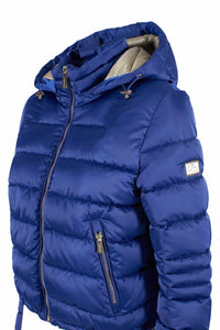 Thumbnail for Chic Zippered Short Down Jacket with Hood