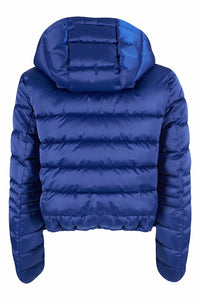 Thumbnail for Chic Zippered Short Down Jacket with Hood