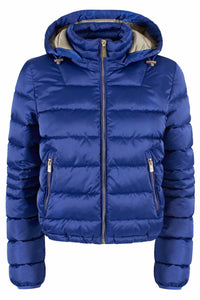 Thumbnail for Chic Zippered Short Down Jacket with Hood