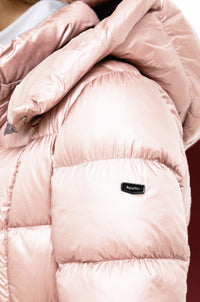 Thumbnail for Elegant Long Down Jacket with Removable Hood