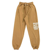 Thumbnail for Chic Logo Print Drawstring Tracksuit Trousers