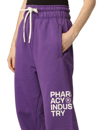 Thumbnail for Chic Purple Logo Tracksuit Trousers