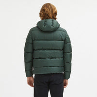 Thumbnail for Sleek Dark Green Hooded Winter Jacket