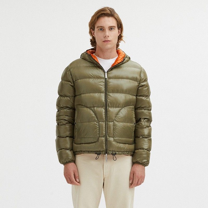 Reversible Goose Down Puffer Jacket