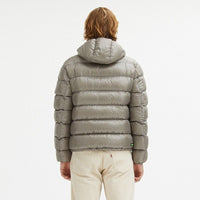 Thumbnail for Reversible Hooded Jacket in Dove Grey and Brown