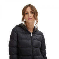 Thumbnail for Sleek Nylon Down Jacket with Hood