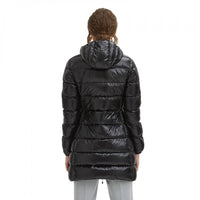 Thumbnail for Sleek Nylon Down Jacket with Hood