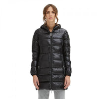 Thumbnail for Sleek Nylon Down Jacket with Hood