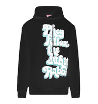 Thumbnail for Sleek Black Hooded Cotton Sweatshirt