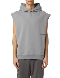 Thumbnail for Sleek Sleeveless Hooded Sweatshirt