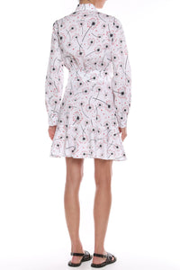 Thumbnail for Chic White Dress with Red Accents