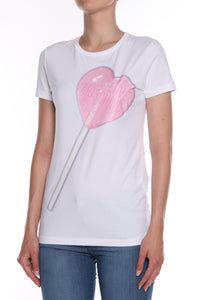 Thumbnail for Chic Graphic Cotton Tee for Her