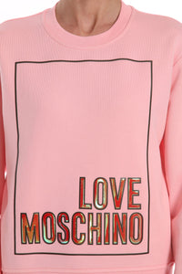 Thumbnail for Graphic Cotton Tee Dress in Pink