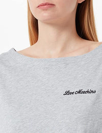 Thumbnail for Chic Embroidered Heart Logo Cotton Tee