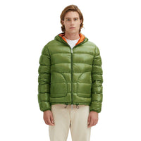 Thumbnail for Emerald Elegance Reversible Down Jacket