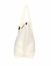 Thumbnail for Chic White Polyethylene Handbag