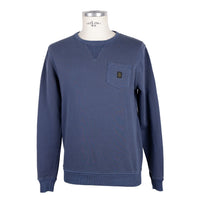 Thumbnail for Garment-Dyed Cotton Sweatshirt with Chest Pocket