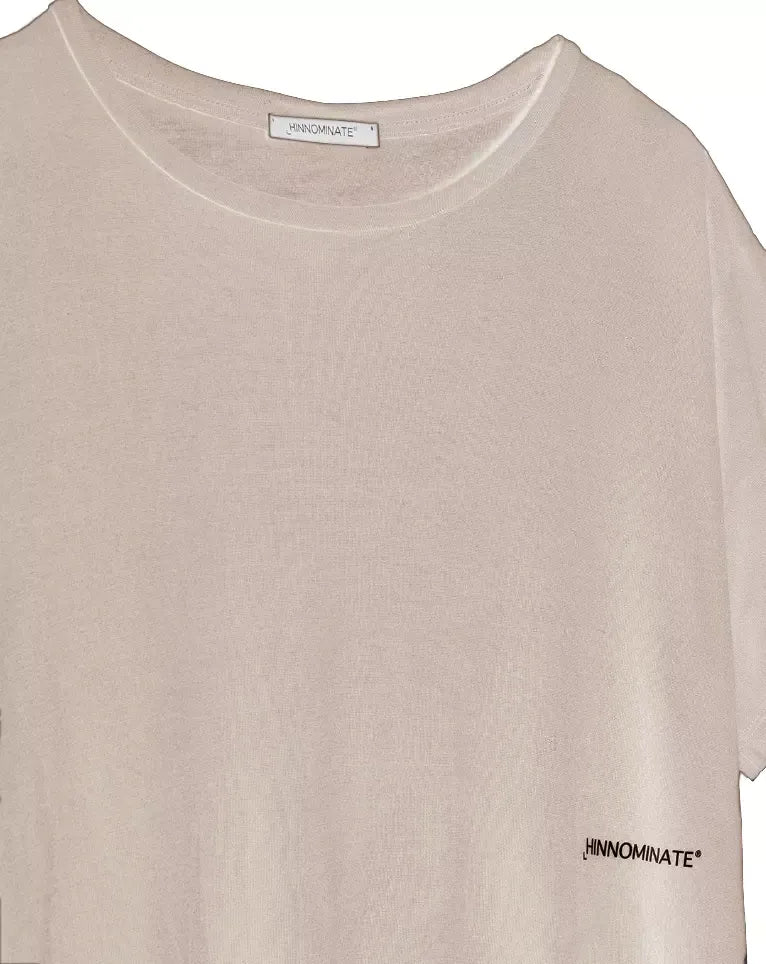 Elegant Oversized Modal Tee with Logo