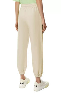 Thumbnail for Beige Cotton Drawstring Sweatpants