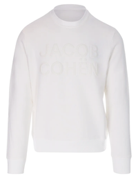 Thumbnail for Elegant White Cotton Blend Sweatshirt
