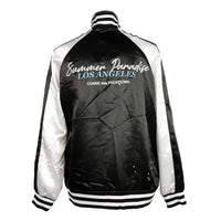 Thumbnail for Sleek Satin Embroidered Jacket