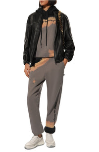 Thumbnail for Chic Gray Drawstring Tracksuit Bottoms