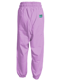 Thumbnail for Chic Purple Cotton Sweatpants with Logo