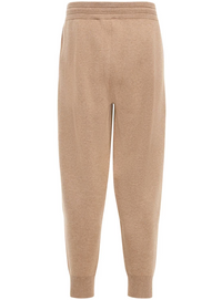 Thumbnail for Elegant Camel Monogram Cashmere Sport Pants