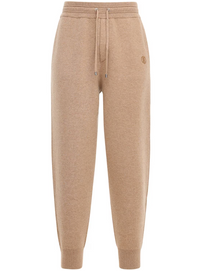 Thumbnail for Elegant Camel Monogram Cashmere Sport Pants