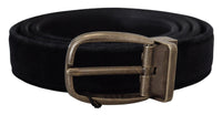 Thumbnail for Elegant Black Leather Belt