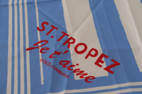 Thumbnail for Blue White Striped St. Tropez Handkerchief  Scarf