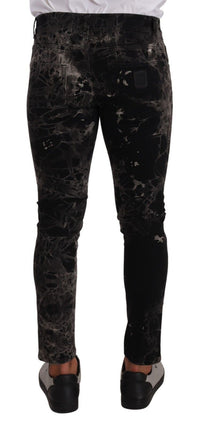 Thumbnail for Slim Fit Patterned Skinny Jeans