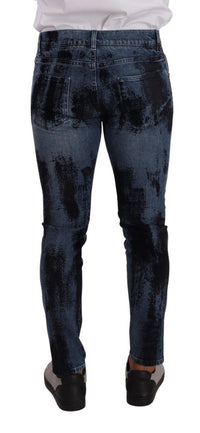 Thumbnail for Italian Designer Skinny Slim Fit Jeans