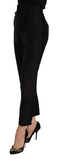 Thumbnail for Elevated Elegance High-Waist Skinny Trousers