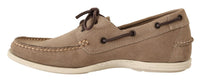 Thumbnail for Elegant Beige Suede Moccasins for the Discerning Gentleman