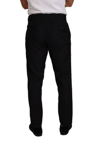 Thumbnail for Elegant Slim-Fit Tuxedo Trousers