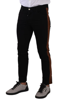 Thumbnail for Slim Fit Black Skinny Denim Jeans