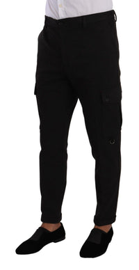 Thumbnail for Sleek Skinny Cargo Pants in Timeless Black