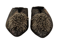 Thumbnail for Golden Enchantment Leather Flats