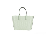 Thumbnail for Michael Kors Jodie Small Jacquard Logo Recycled Polyester Tote Handbag Atom Green