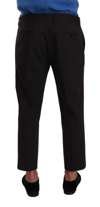 Thumbnail for Elegant Cropped Wool Stretch Pants