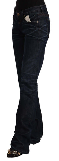 Thumbnail for Chic Dark Blue Mid Waist Jeans