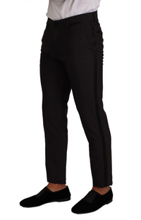 Thumbnail for Elegant Skinny Tuxedo Trousers