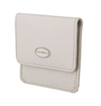 Thumbnail for Chic White Leather Condom Case Wallet