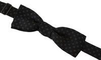 Thumbnail for Elegant Silk Black Bow Tie for Men