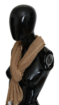 Thumbnail for Brown Neck Wrap Winter Shawl Foulard Scarf